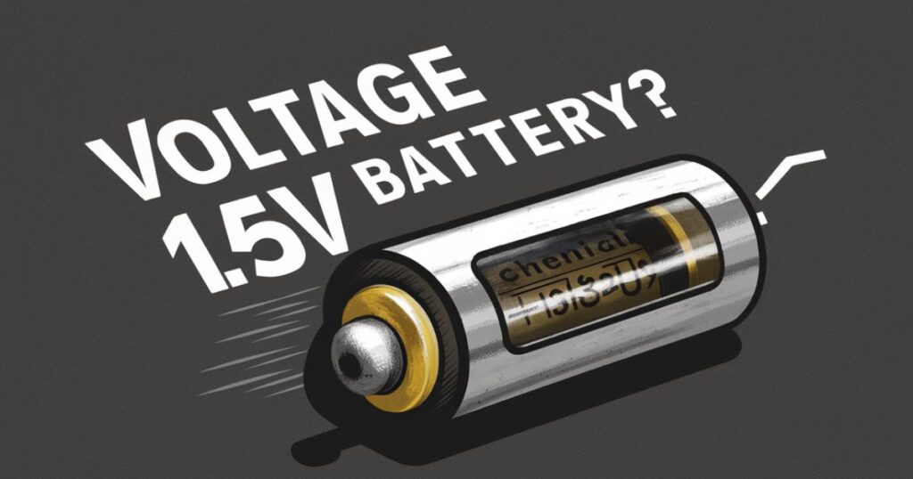 What voltage is suitable for a 1.5V battery